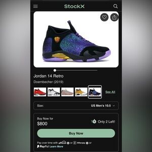 ❤️‍🔥Jordan 14 “Doernbecher” size 10.5 🔥